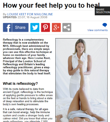 how your feet help you heall